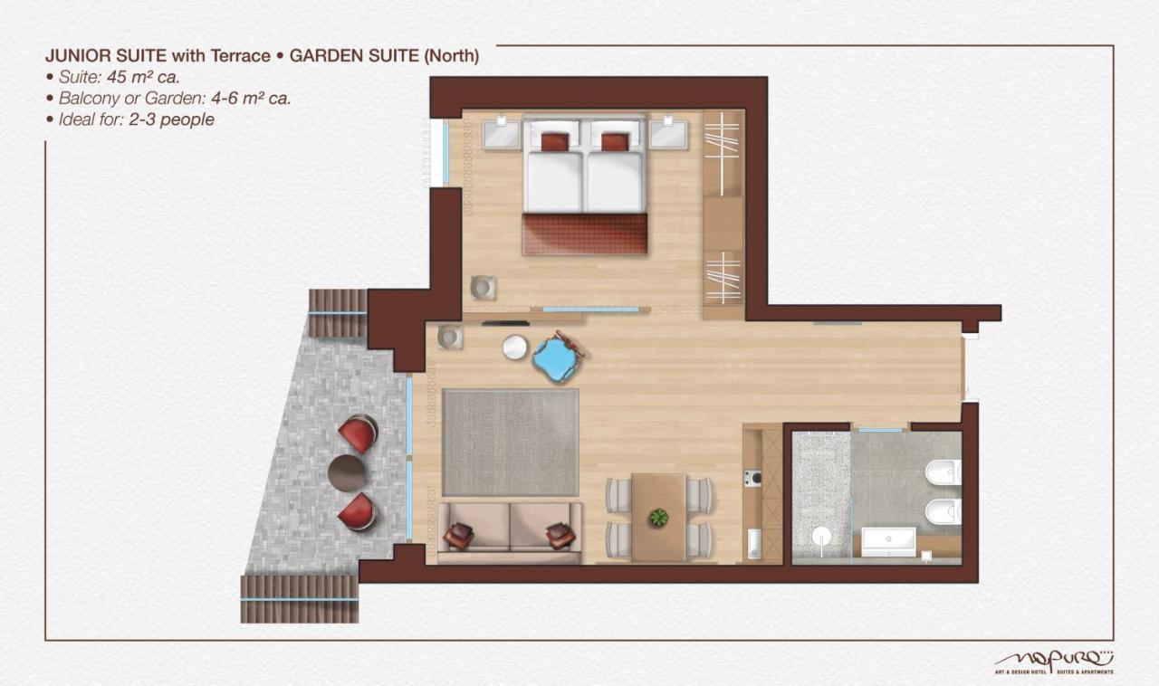Art & Design Hotel Napura Терлано Екстериор снимка